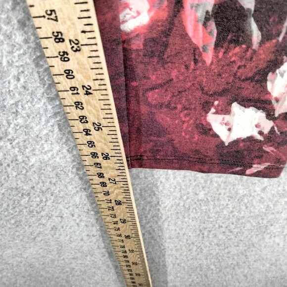 NEW! Soft Surroundings Ankle Leggings Wmns Sz XL Red Floral SuperSlim High Rise - Picture 4 of 14